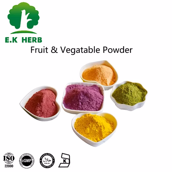 Органический пищевой ингредиент/пищевой пигмент, красный/желтый/зеленый/фиолетовый, натуральный растительный порошок/фруктовый порошок